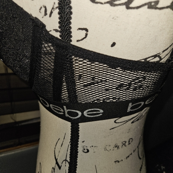 Bebe Womans Black Bra Size 36D - Picture 8 of 12